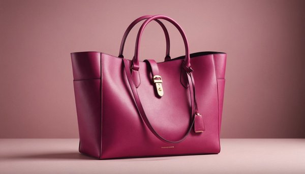 Sac plastique à bretelles fuchsia : l'élégance au quotidien
